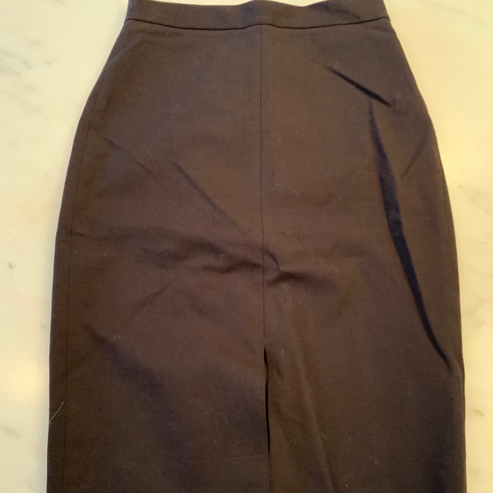 BANANA REPUBLIC BLACK PENCIL SKIRT SIZE 2 EUC